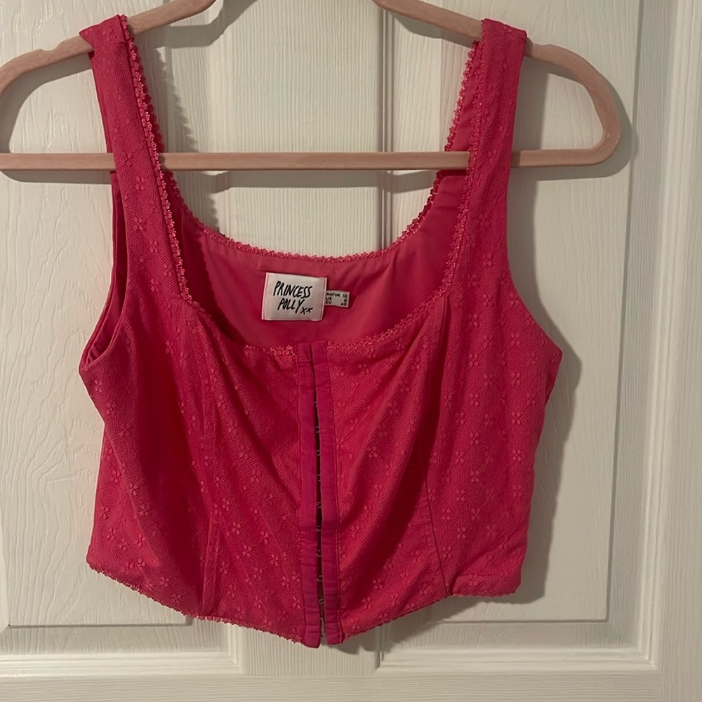 Princess Polly Tank Top. Size Medium/US 8. Pink